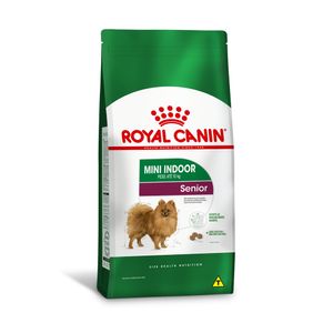 Ração Seca Royal Canin Mini Indoor Senior para Cães Idosos de Porte Pequeno com 8 Anos ou mais - 1 Kg