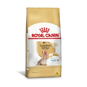 Ração Seca Royal Canin para Cães Adultos da Raça Yorkshire com 8 Anos ou mais - 2,5 Kg
